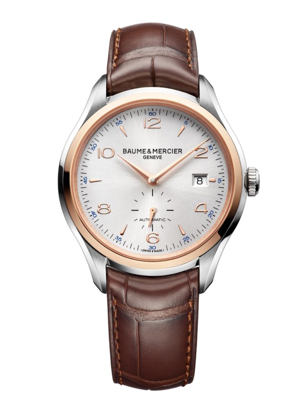 Clifton watch 41mm, automatic movement two tone, alligator strap