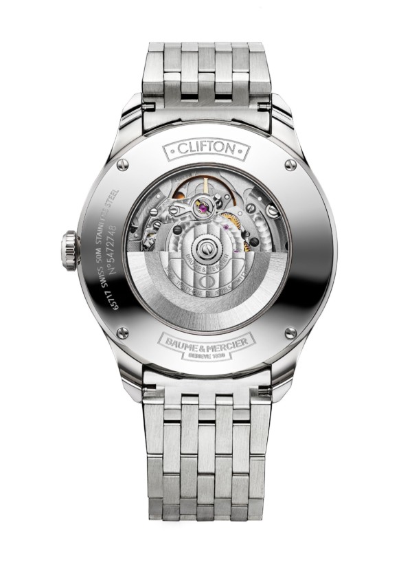 Clifton steel watchMen automatic round 41 mm